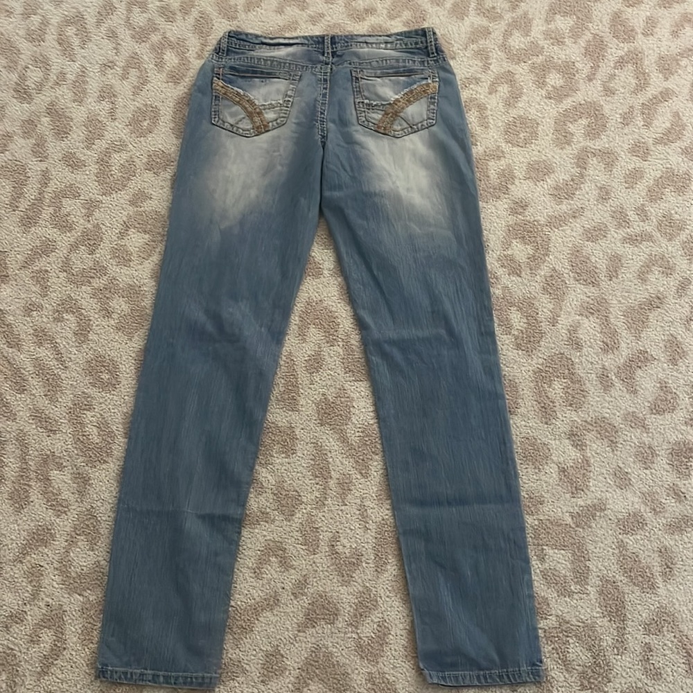 Vintage Patchwork Distressed Jeans - image 6